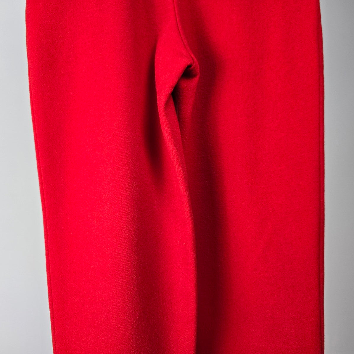 Chloe Red Wool High Rise Jogger Pants Size 4