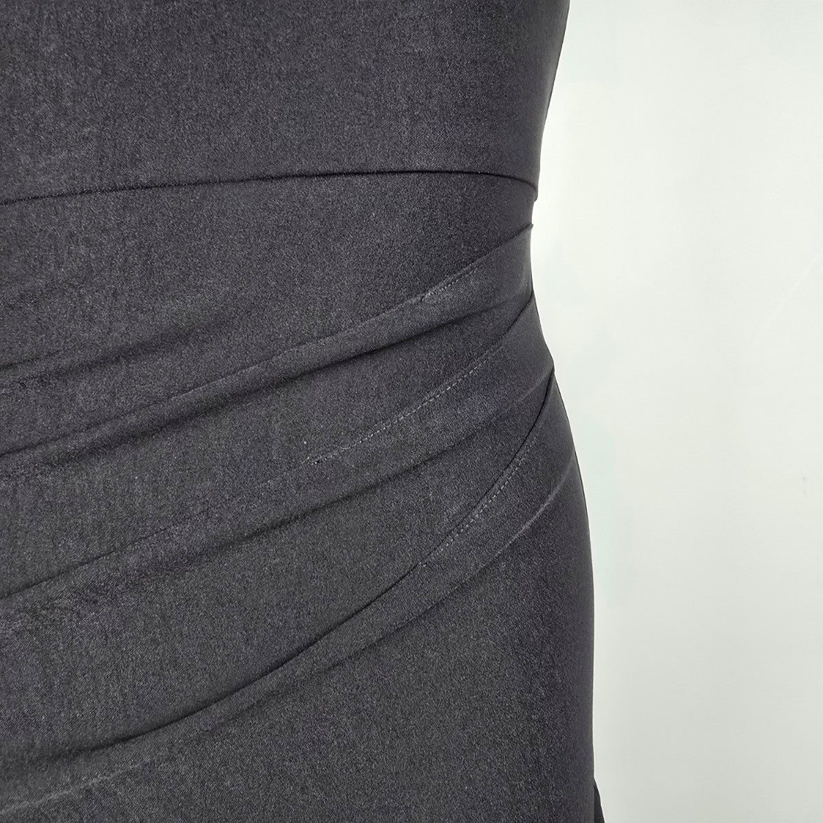 Stop Staring Black Puff Sleeve Wiggle Dress Size XS