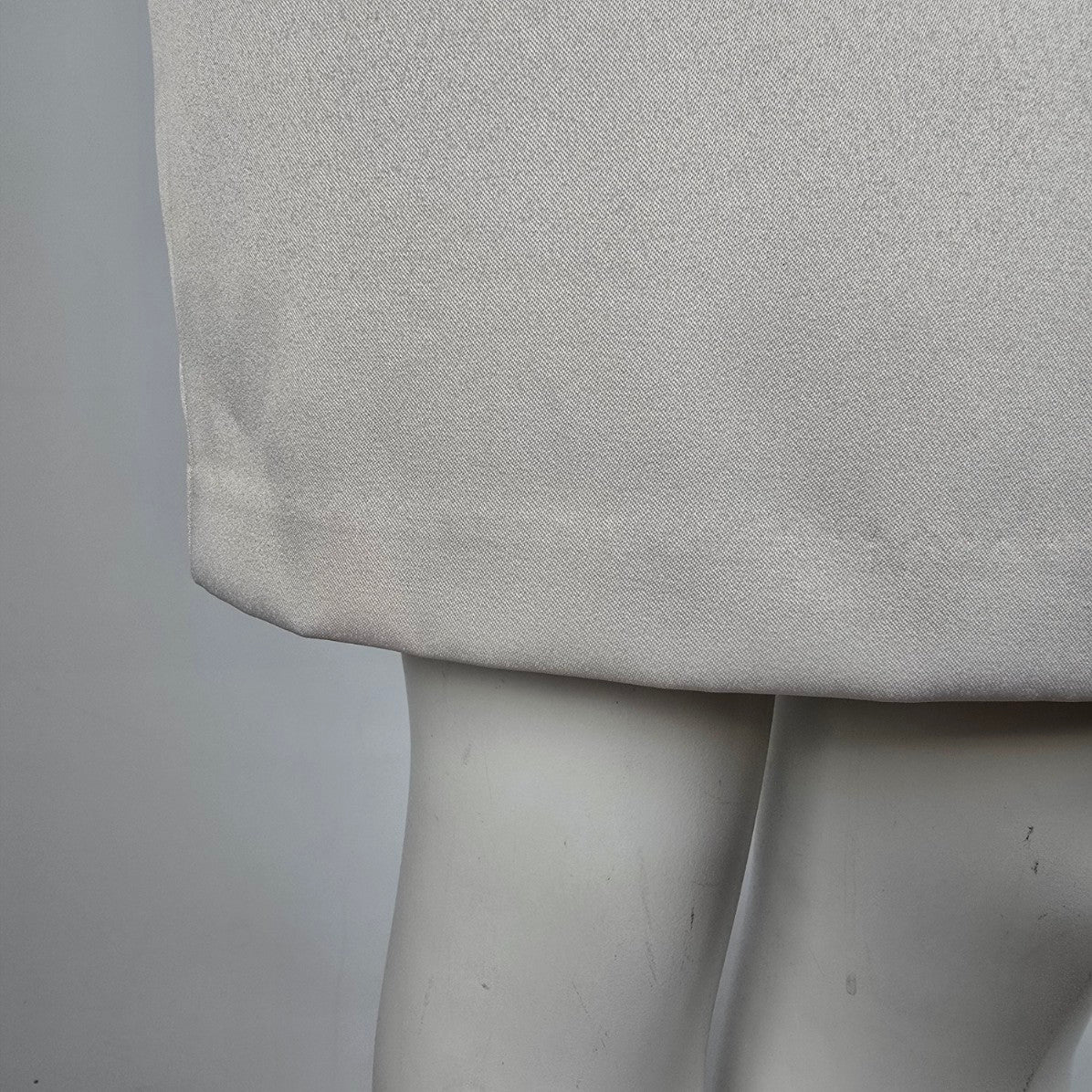 London Times Cream Cowl Neck Ruched Sheath Dress Size 6