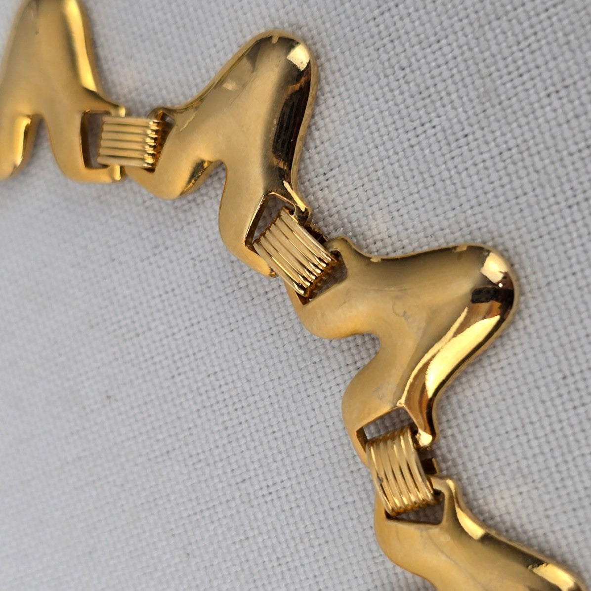 Vintage Gold Tone Link Bracelet