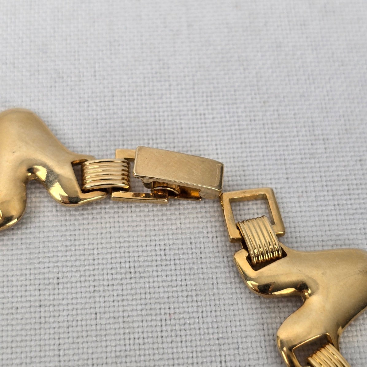 Vintage Gold Tone Link Bracelet