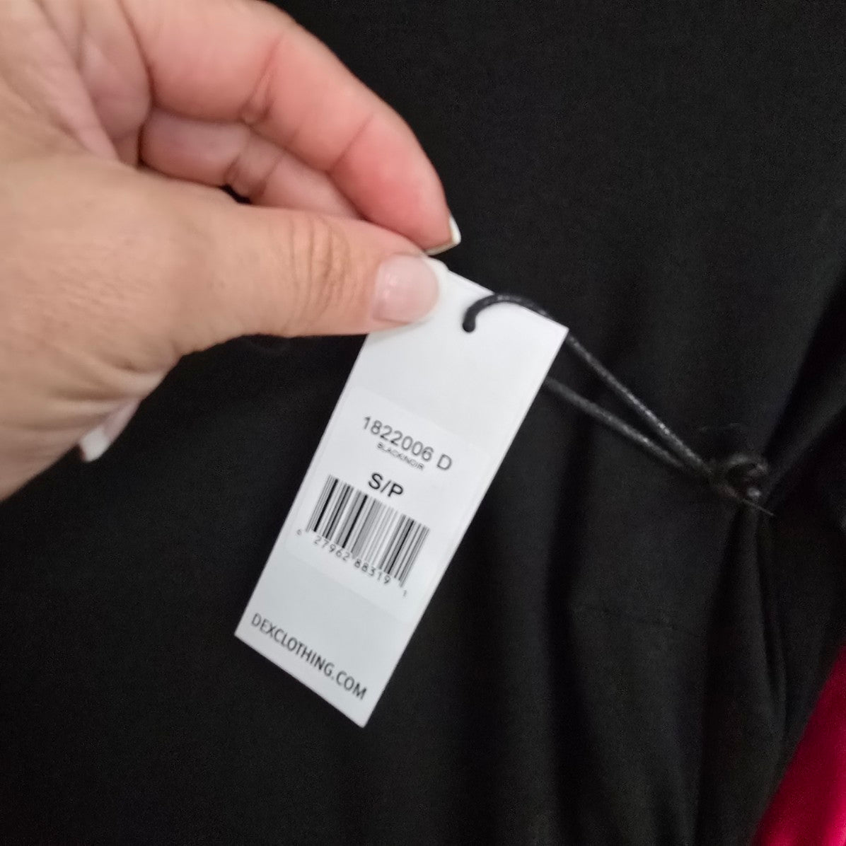 Dex Black Ruched Mini Dress Size S
