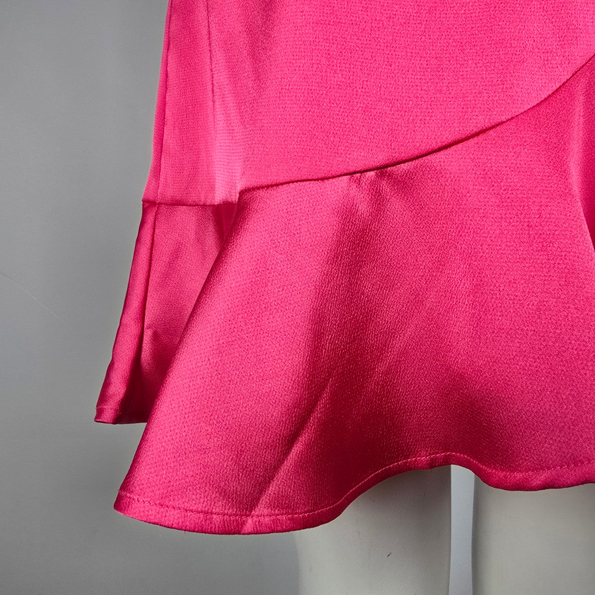 Pieces Pink Ruffle Wrap Dress Size M