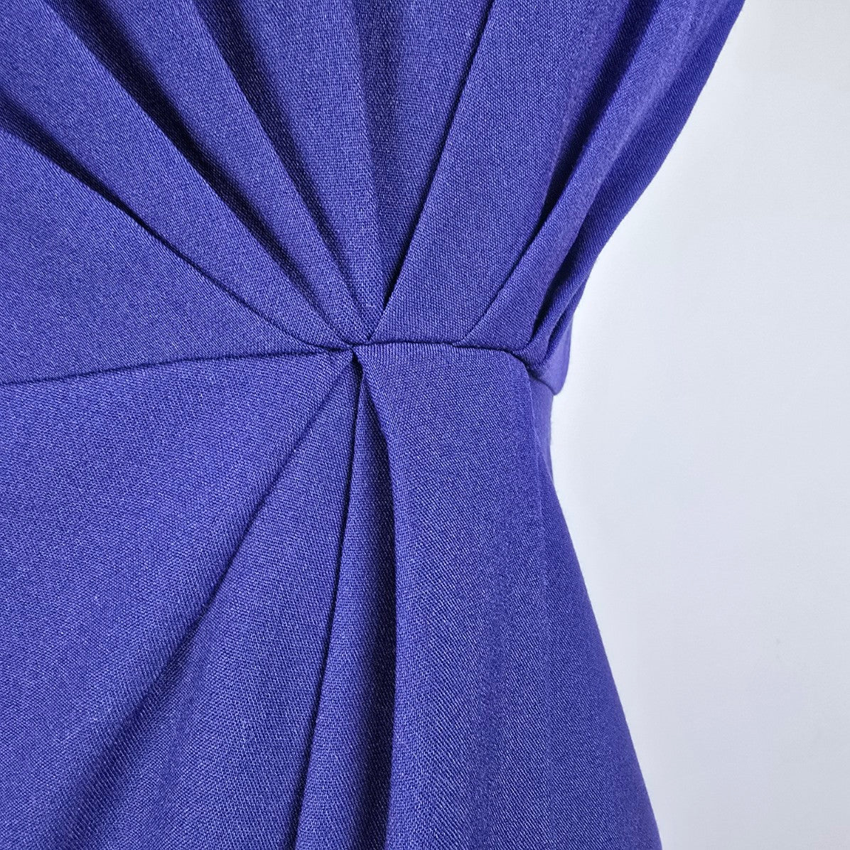 Angeleye London Blue Draped Sheath Dress Size S