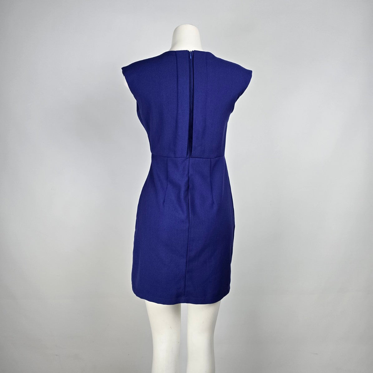 Angeleye London Blue Draped Sheath Dress Size S