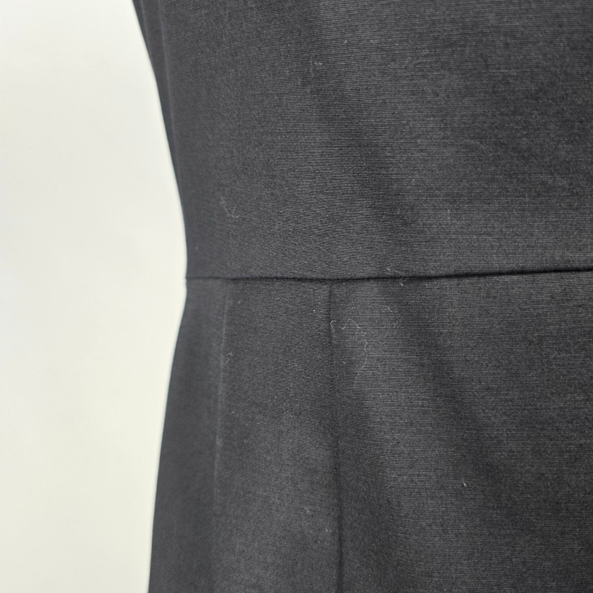 Tahari Black Cotton Sheath Mini Dress Size 6