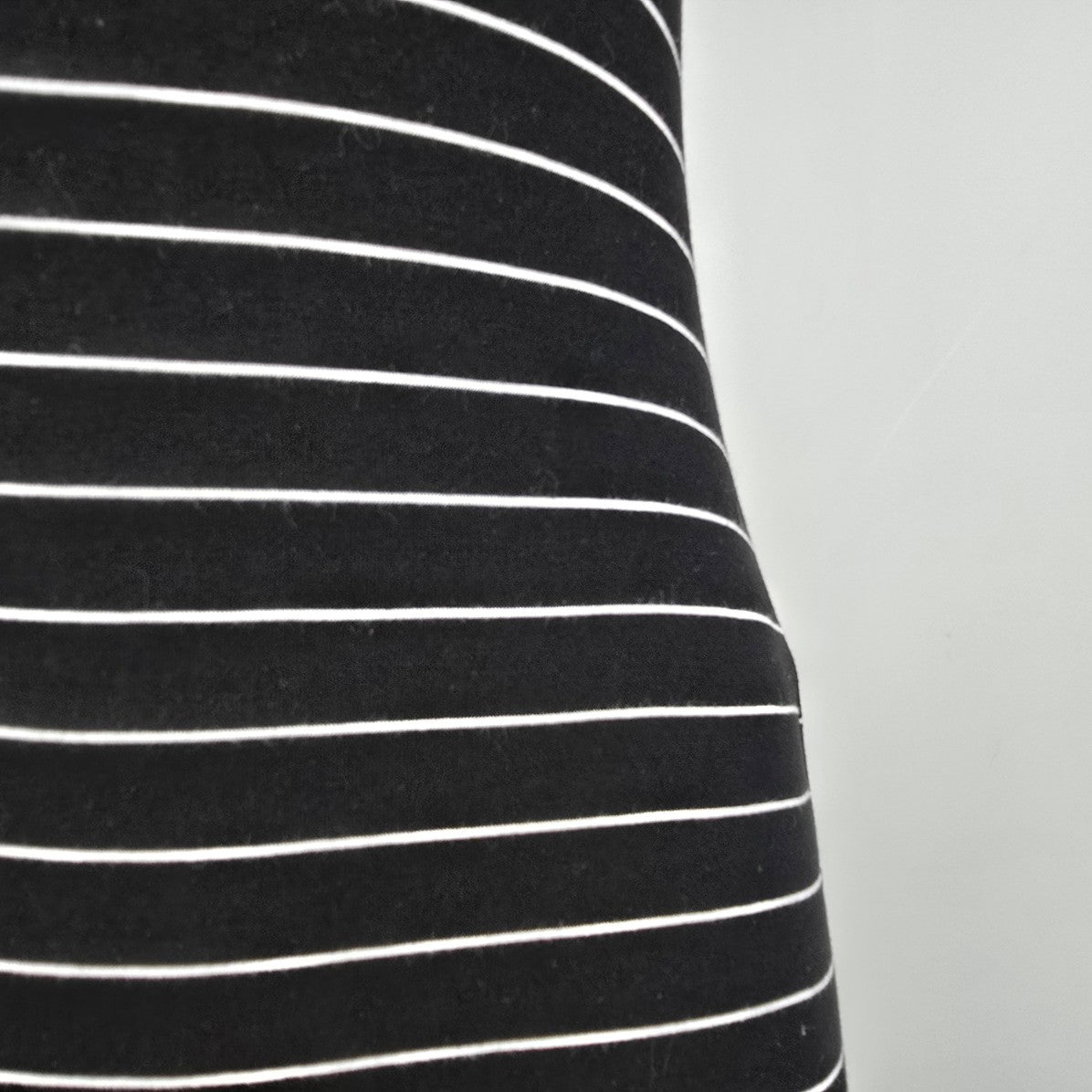 Anistar Black Stripped Maxi Dress Size M