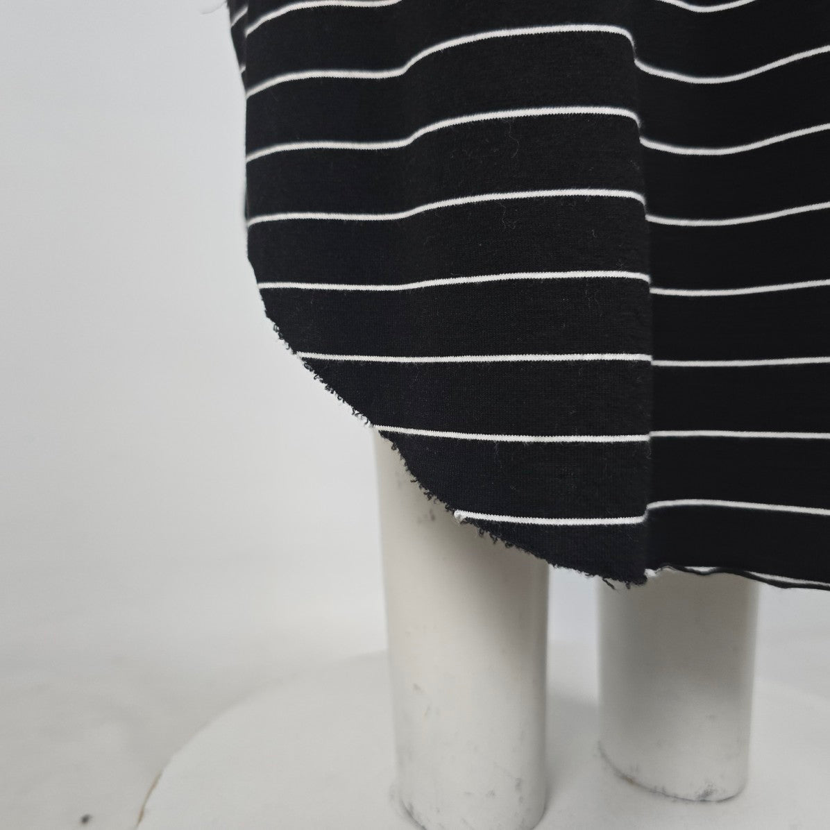 Anistar Black Stripped Maxi Dress Size M