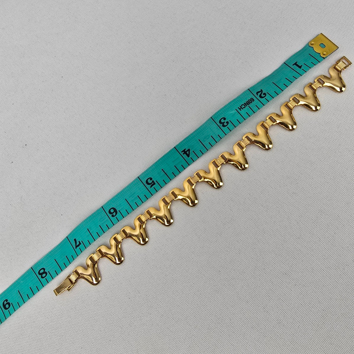 Vintage Gold Tone Link Bracelet