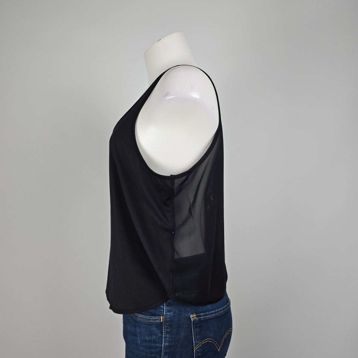 Abercrombie & Fitch Black Sleeveless Top Size L