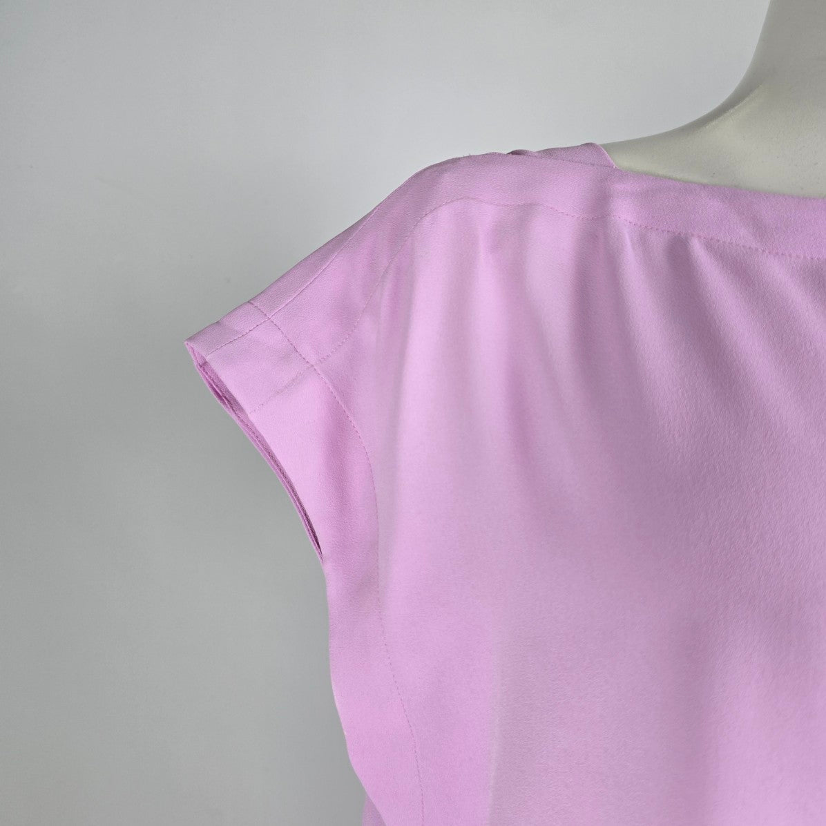 Ann Taylor Lavender Purple Short Sleeve Blouse Size L