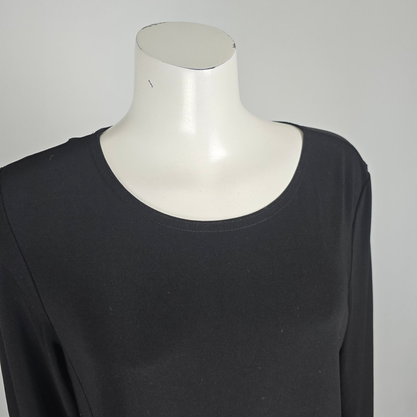Joseph Ribkoff Black Tunic Top Size 12