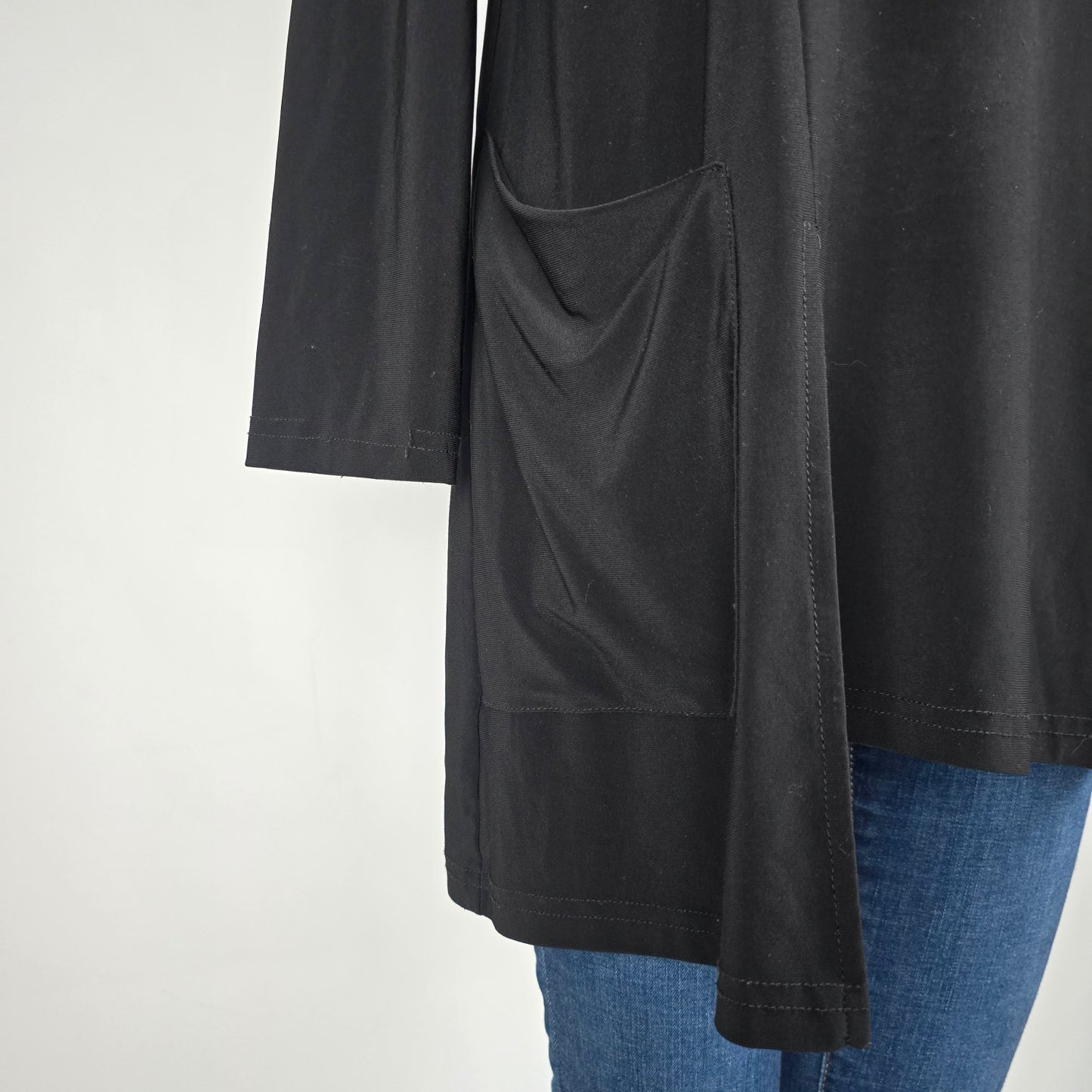 Joseph Ribkoff Black Tunic Top Size 12