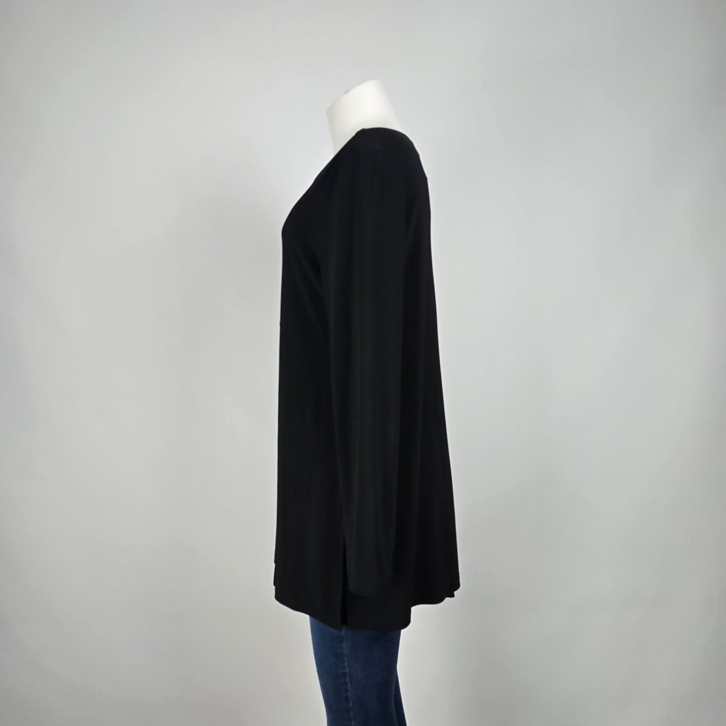Joseph Ribkoff Black Tunic Top Size 12