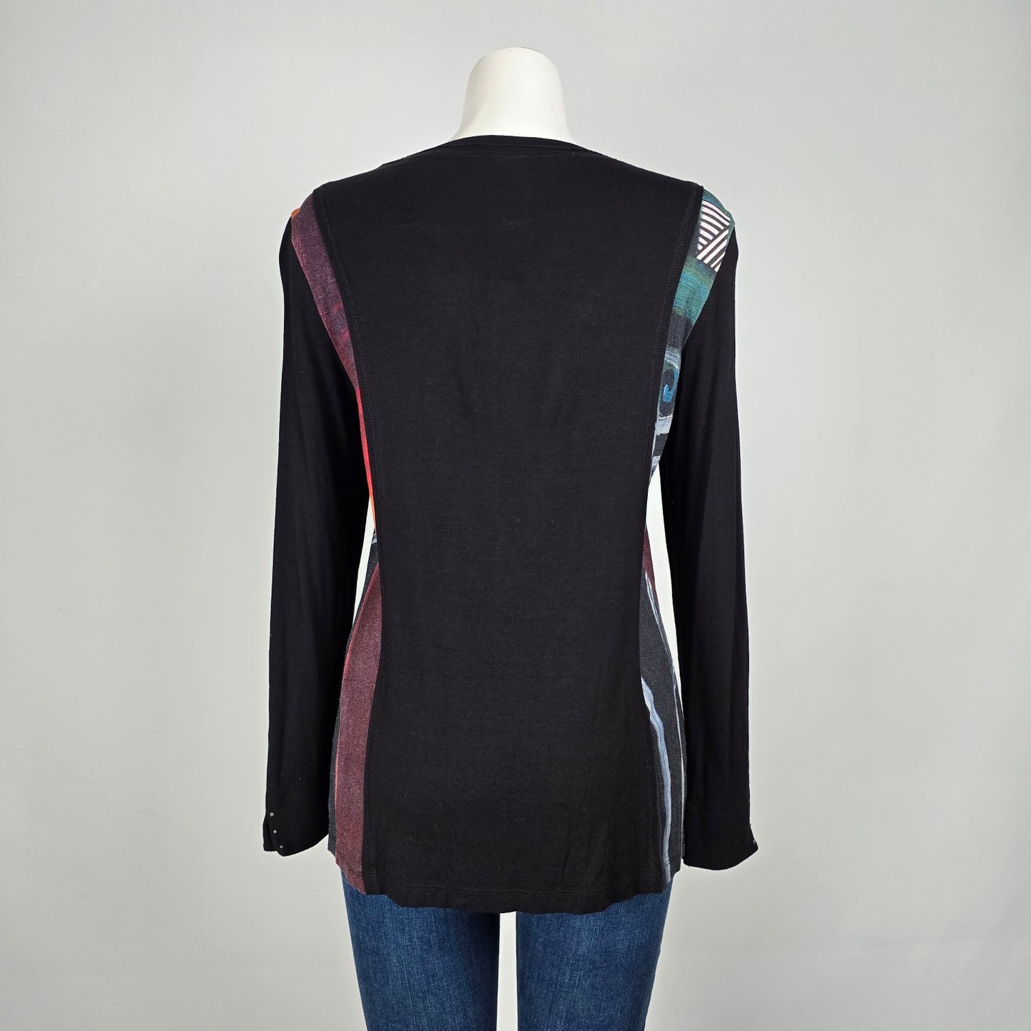 Art by Dolcezza Graphic Print Tunic Top Size M