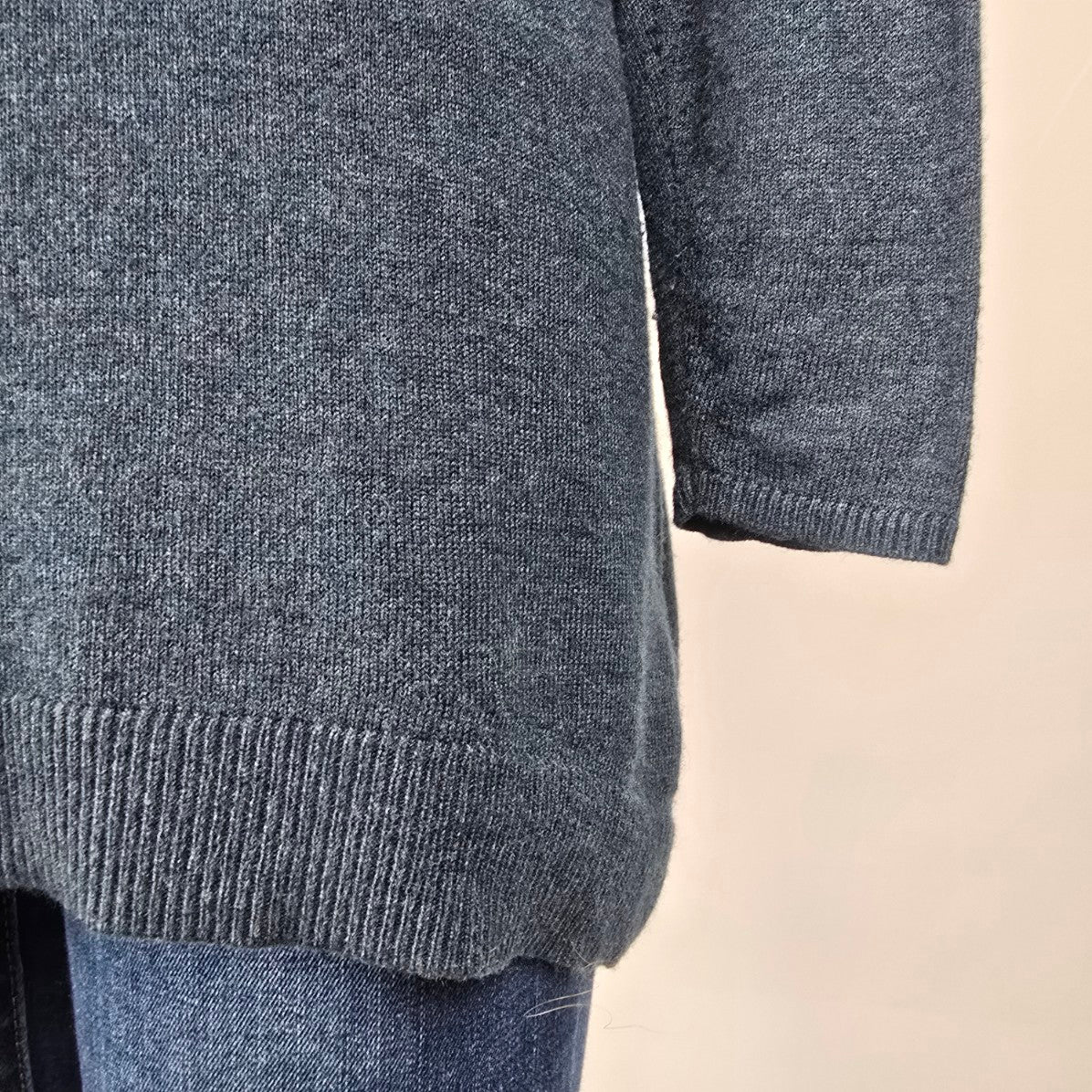 Sandwich Blue Cotton Sweater Size S