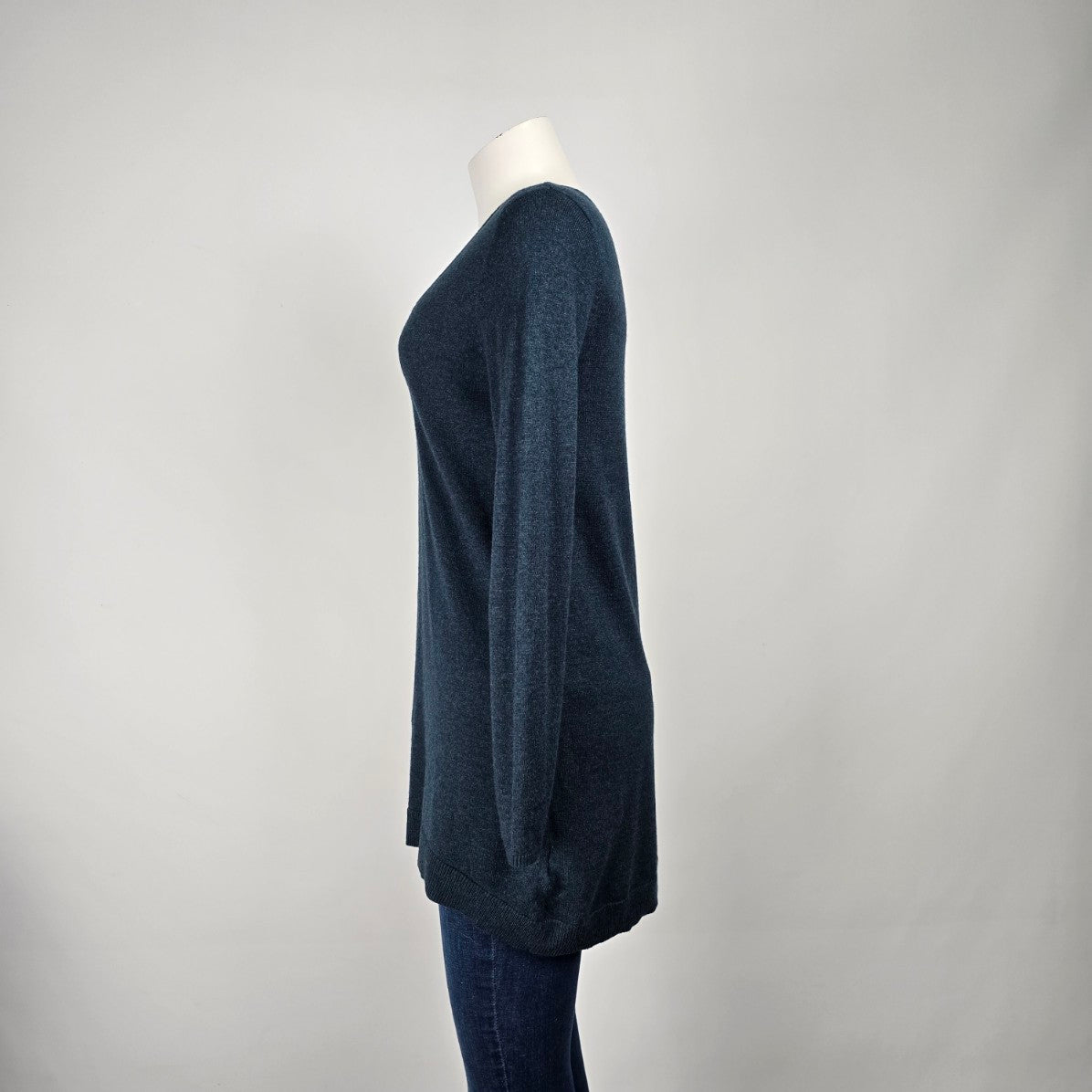 Sandwich Blue Cotton Sweater Size S