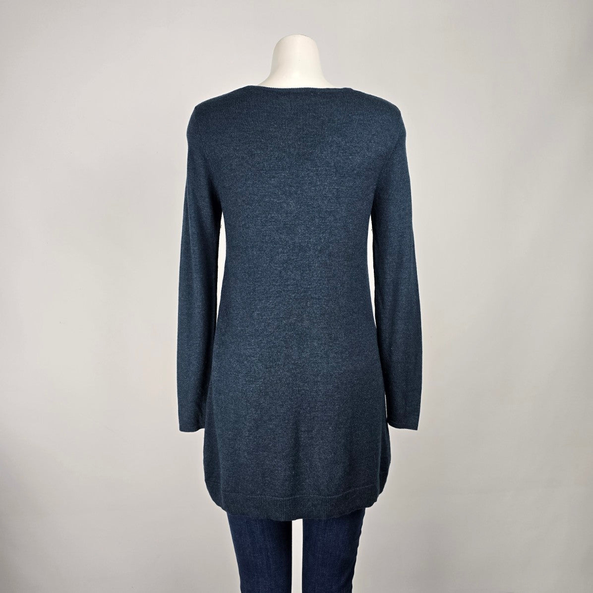 Sandwich Blue Cotton Sweater Size S