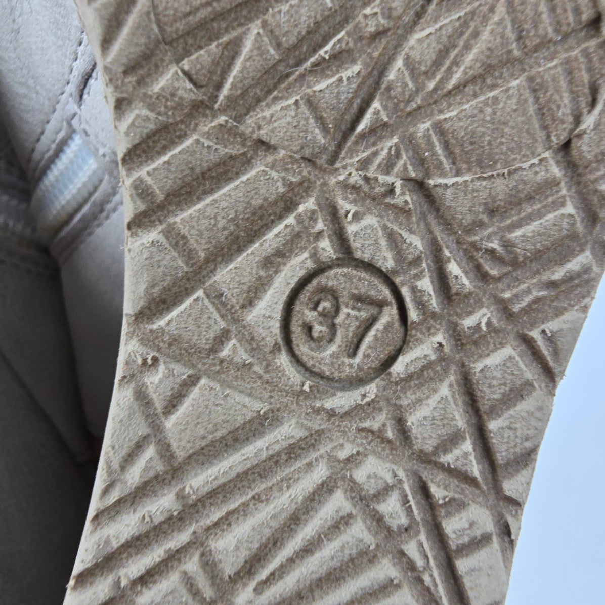 Mjus Grey Leather Gladiator Wedge Sandals Size 6.5