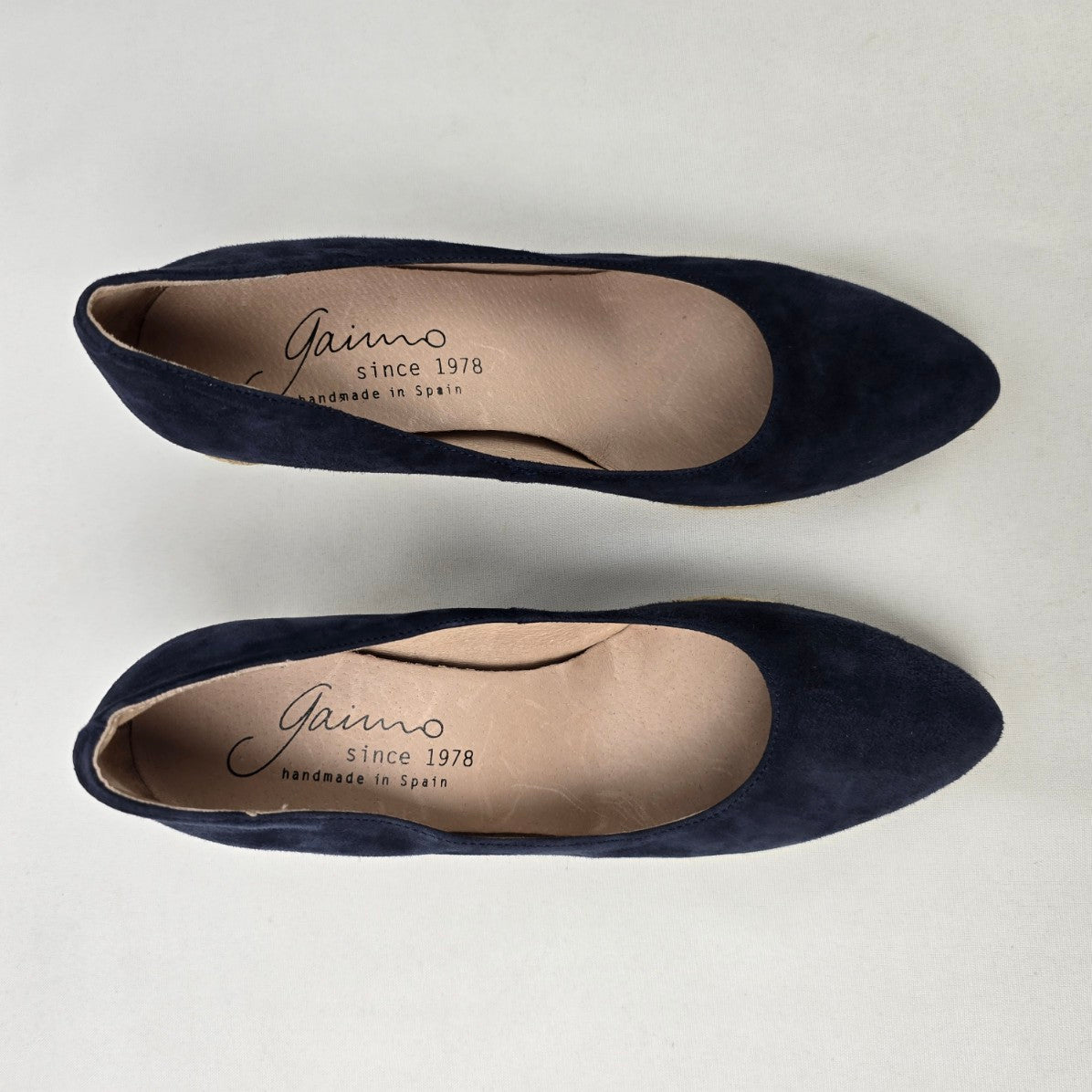 GAIMO Teva Navy Suede Wedge Heel Shoes Size 6.5