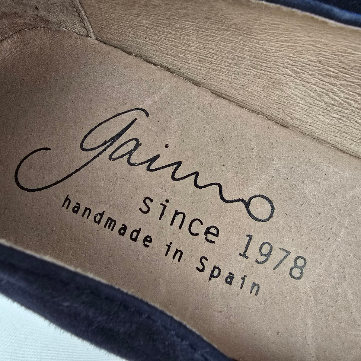GAIMO Teva Navy Suede Wedge Heel Shoes Size 6.5