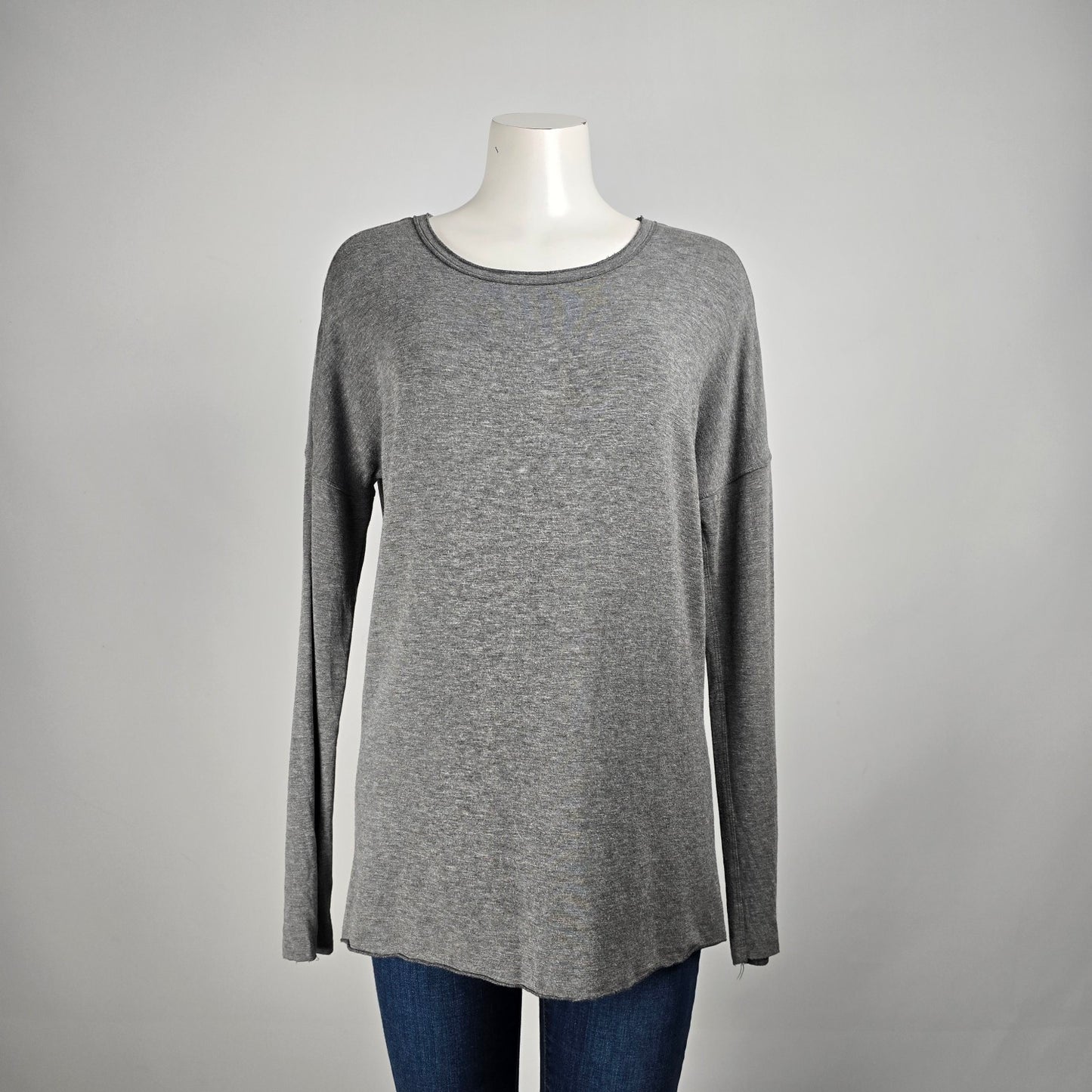Kit & Ace Grey Long Sleeve Top Size L