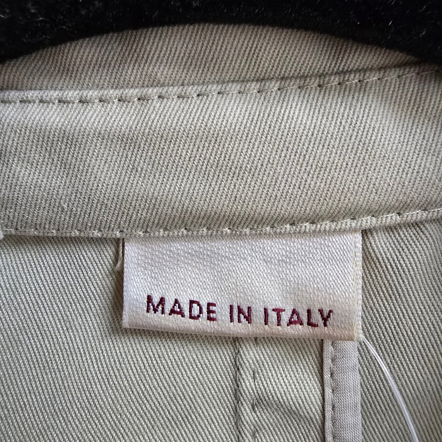 Stella McCartney Cream Cotton Pea Coat Size 10