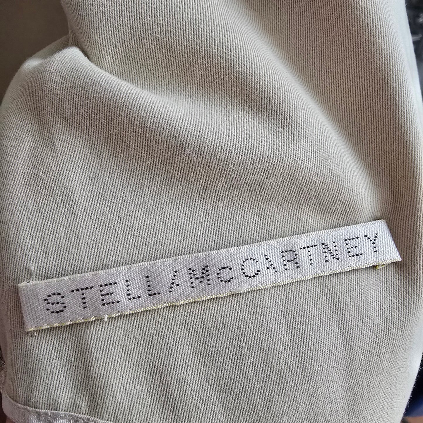 Stella McCartney Cream Cotton Pea Coat Size 10