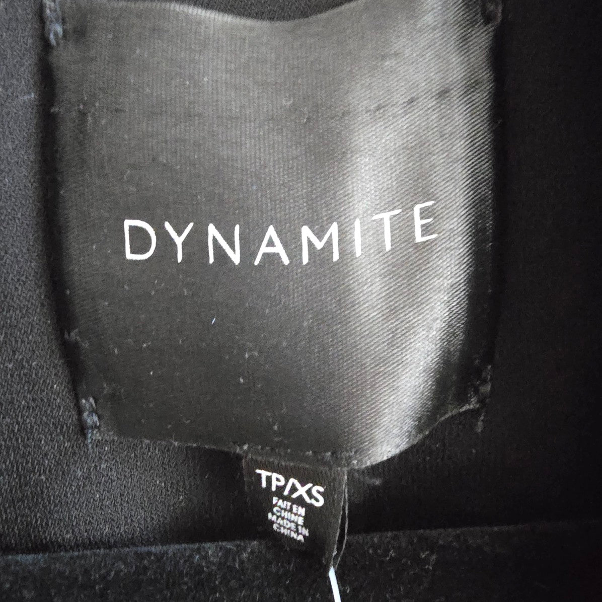 Dynamite Black Boyfriend Blazer Size XS