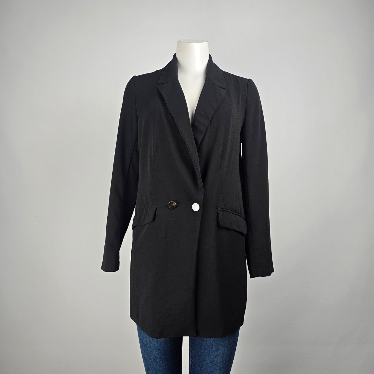 Dynamite Black Boyfriend Blazer Size XS