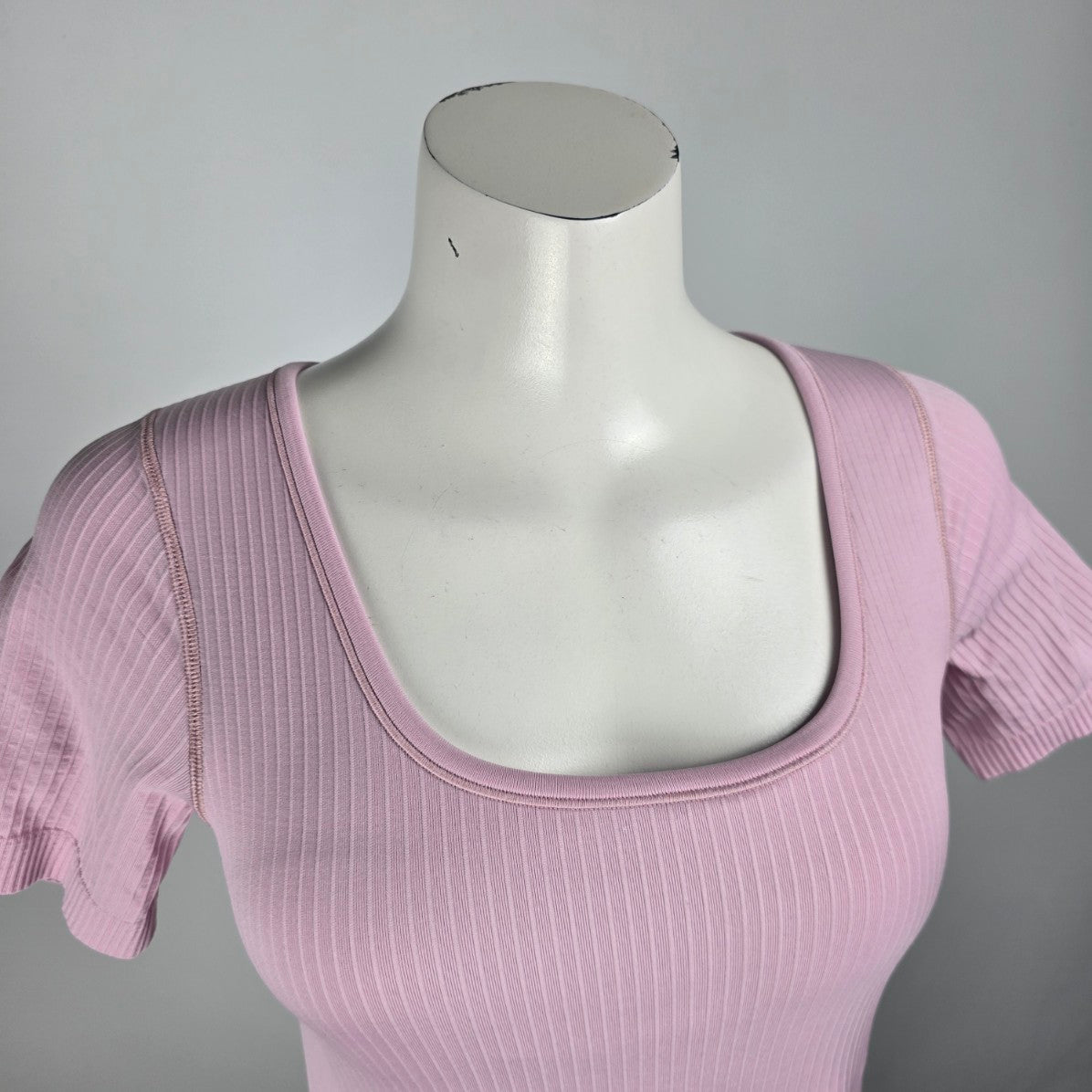 Lululemon Ebb to Street Short-Sleeve Pink Shirt Size 8