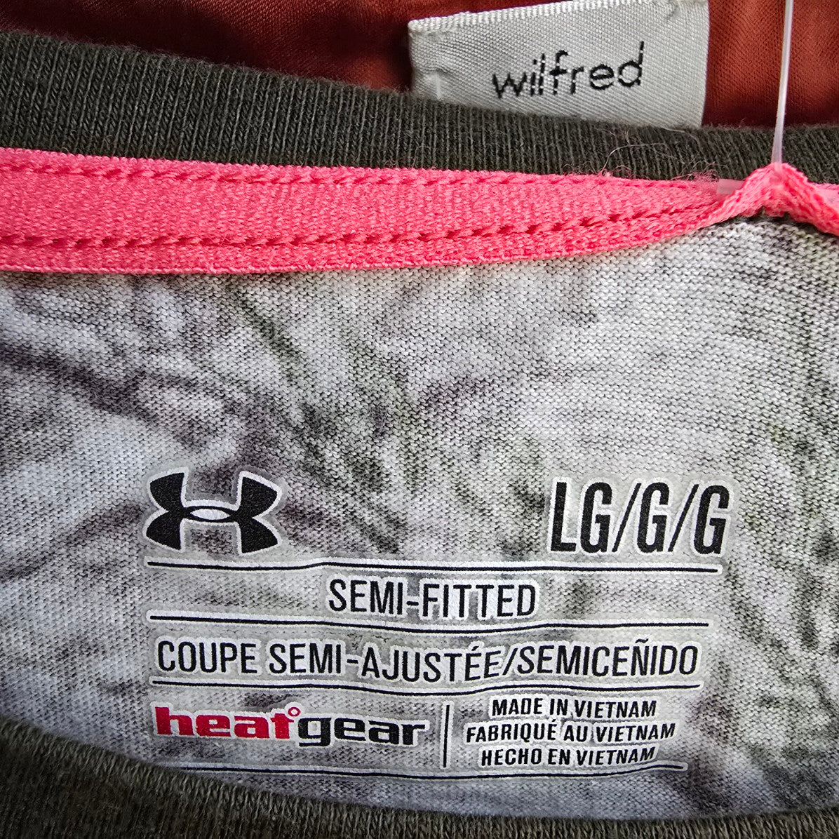 Under Armour Semi Fitted Real Tree Print Long Sleeve T-Shirt Size L