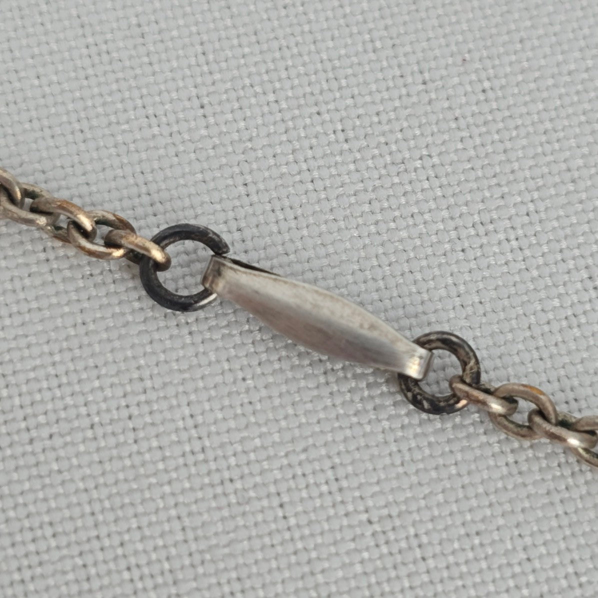 Antique British Silver King George V 3 Pence 1912-1921 Necklace