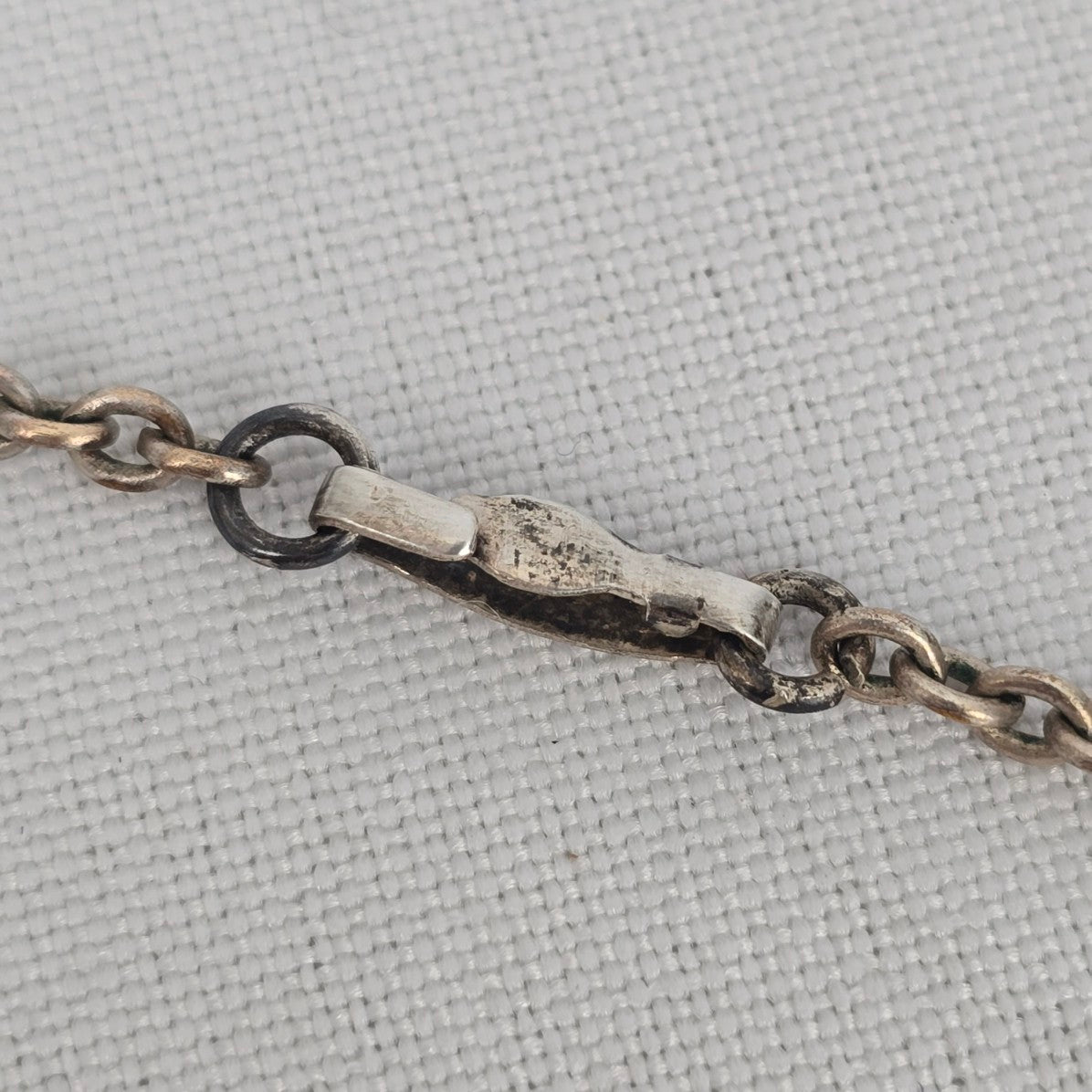 Antique British Silver King George V 3 Pence 1912-1921 Necklace