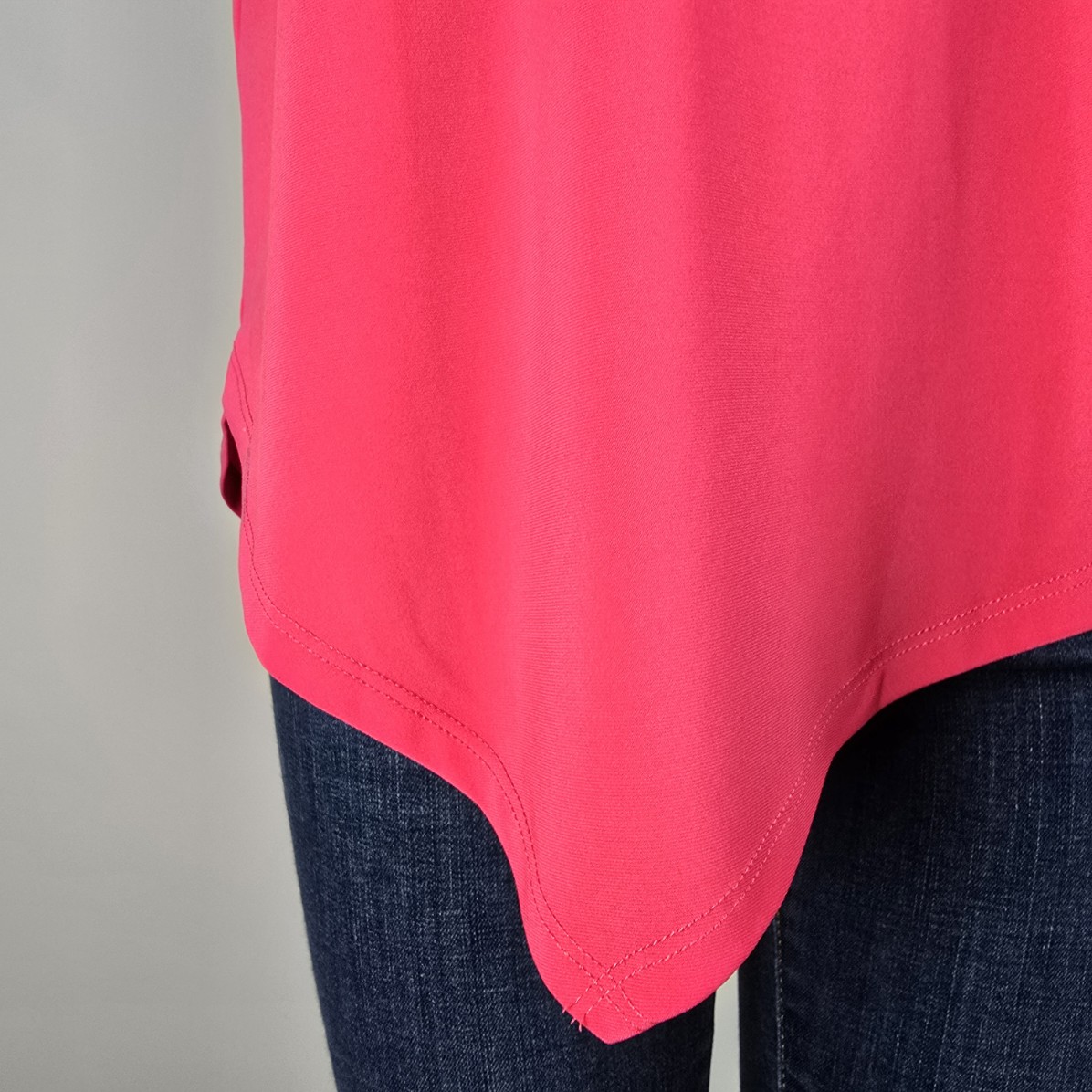 Joseph Ribkoff Pink Asymmetrical Top Size 10