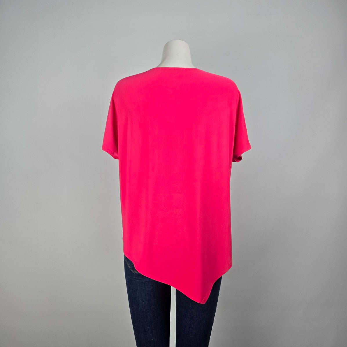 Joseph Ribkoff Pink Asymmetrical Top Size 10