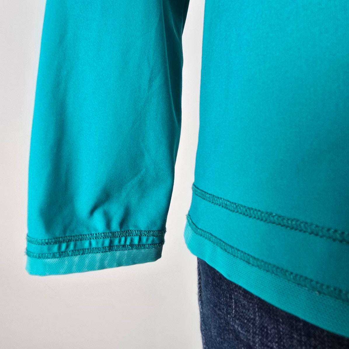 Title Nine Blue Active Wear Waterfall Cardigan Size M