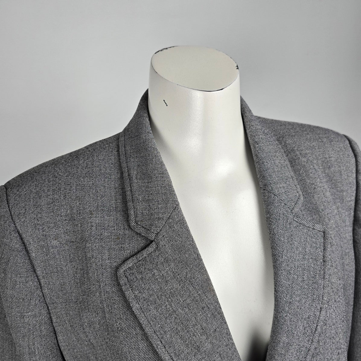 Anne Klein Grey Button Up Blazer Size 14P