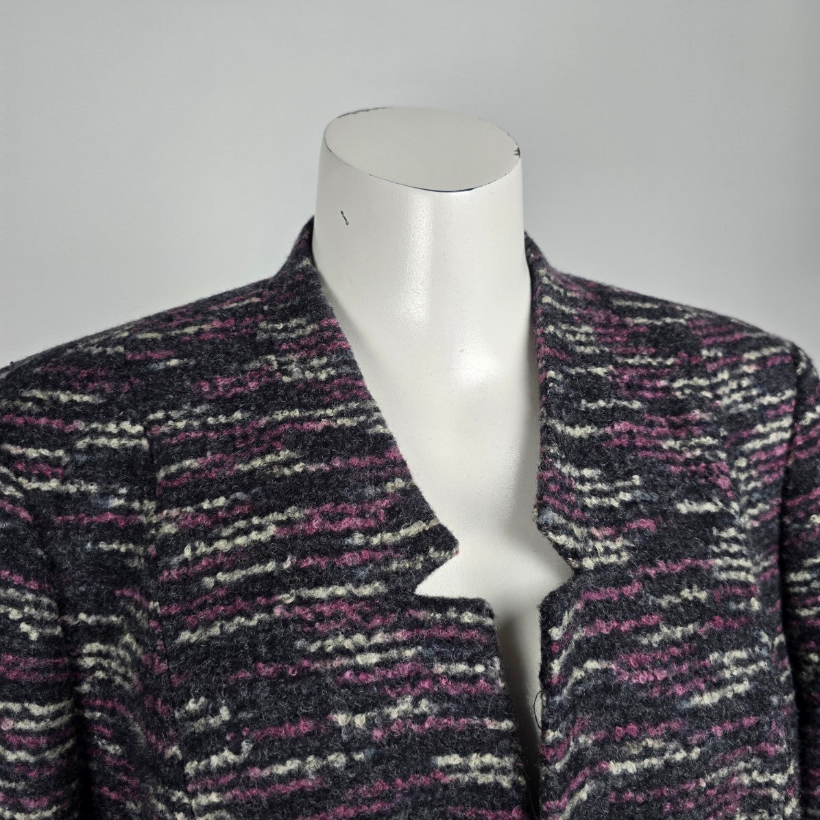 Laura Purple Tweed Blazer Size 14