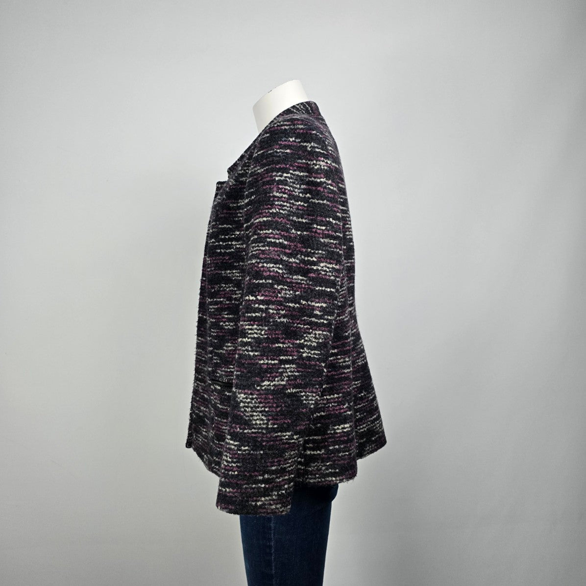 Laura Purple Tweed Blazer Size 14