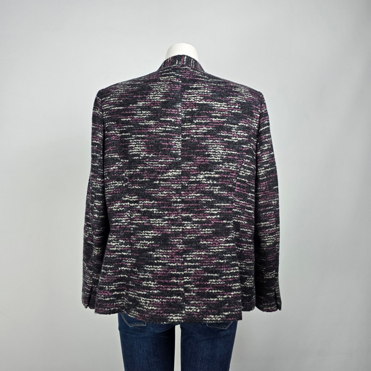 Laura Purple Tweed Blazer Size 14