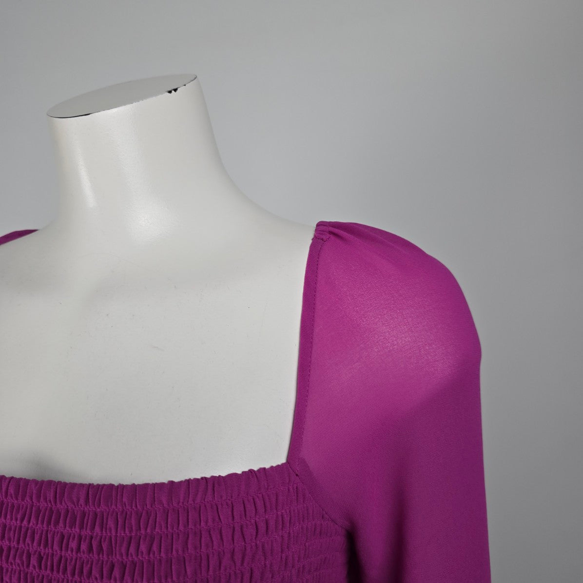 Addition Elle Purple Smoked Midi Dress Size 1XL