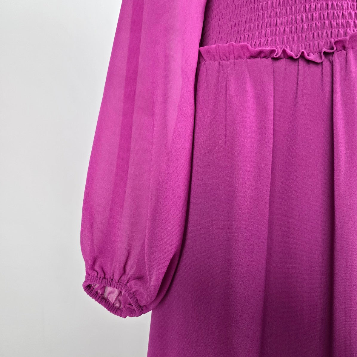Addition Elle Purple Smoked Midi Dress Size 1XL