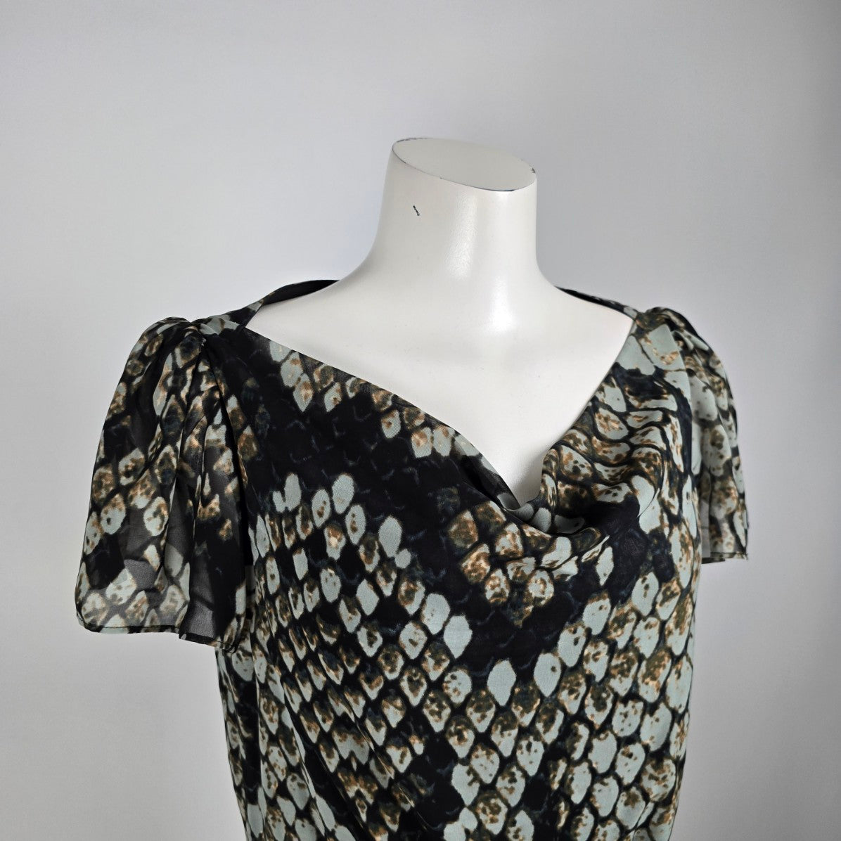 Jessica Simpson Snake Print Mini Dress Size 12