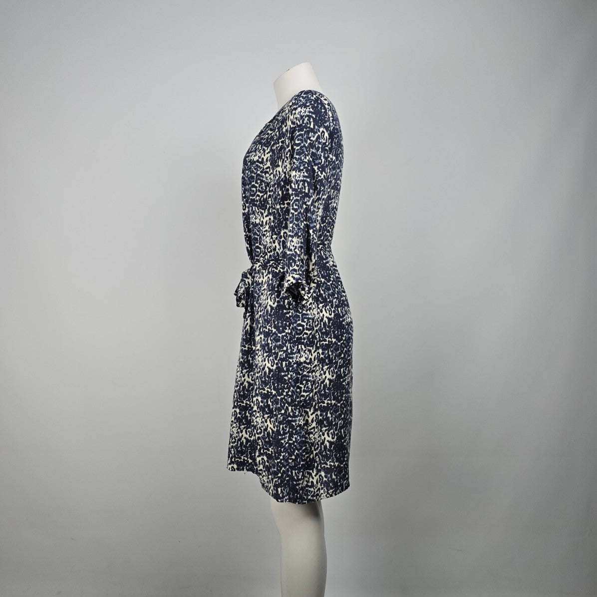 Soya Concept Blue Animal Print Shirt Dress Size M