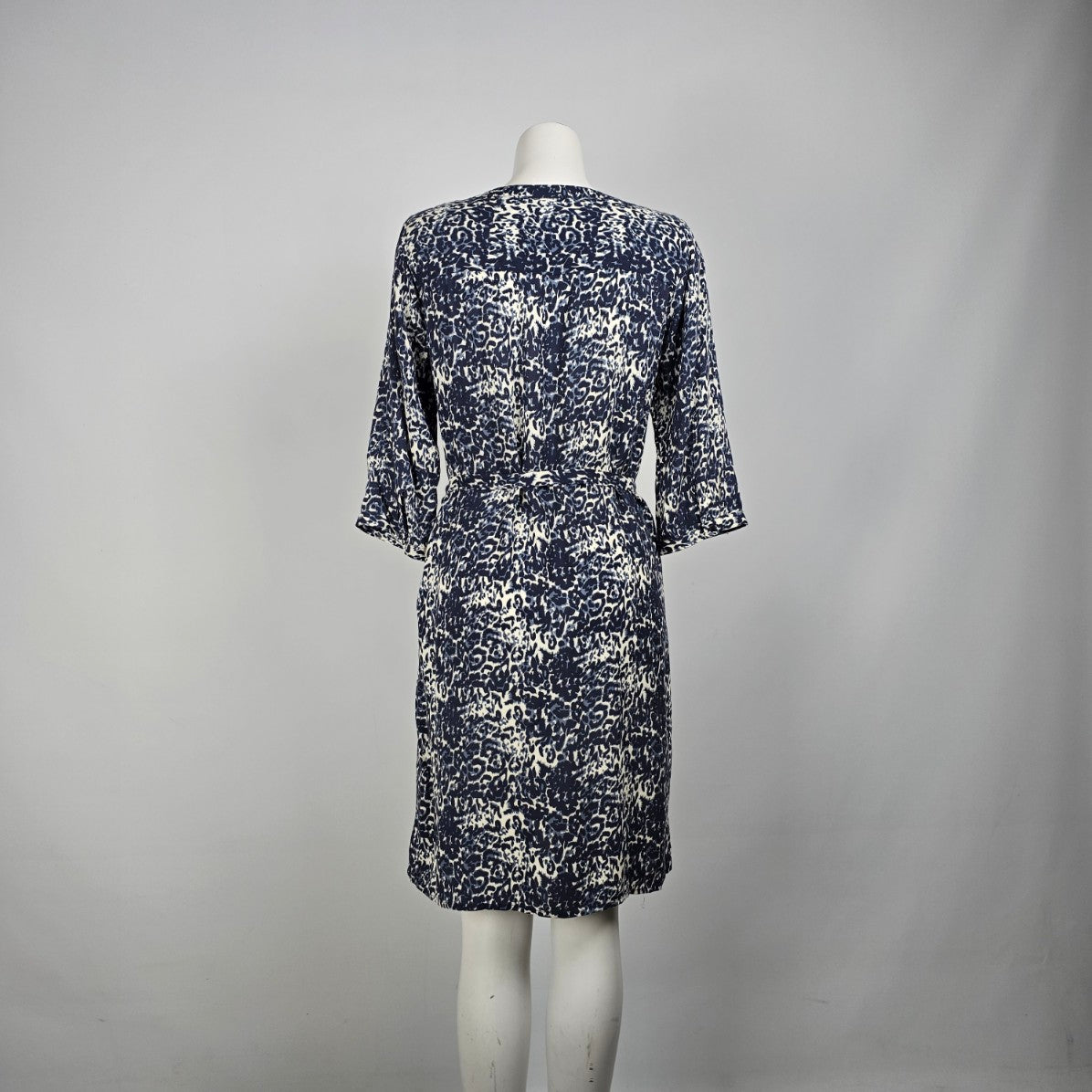 Soya Concept Blue Animal Print Shirt Dress Size M
