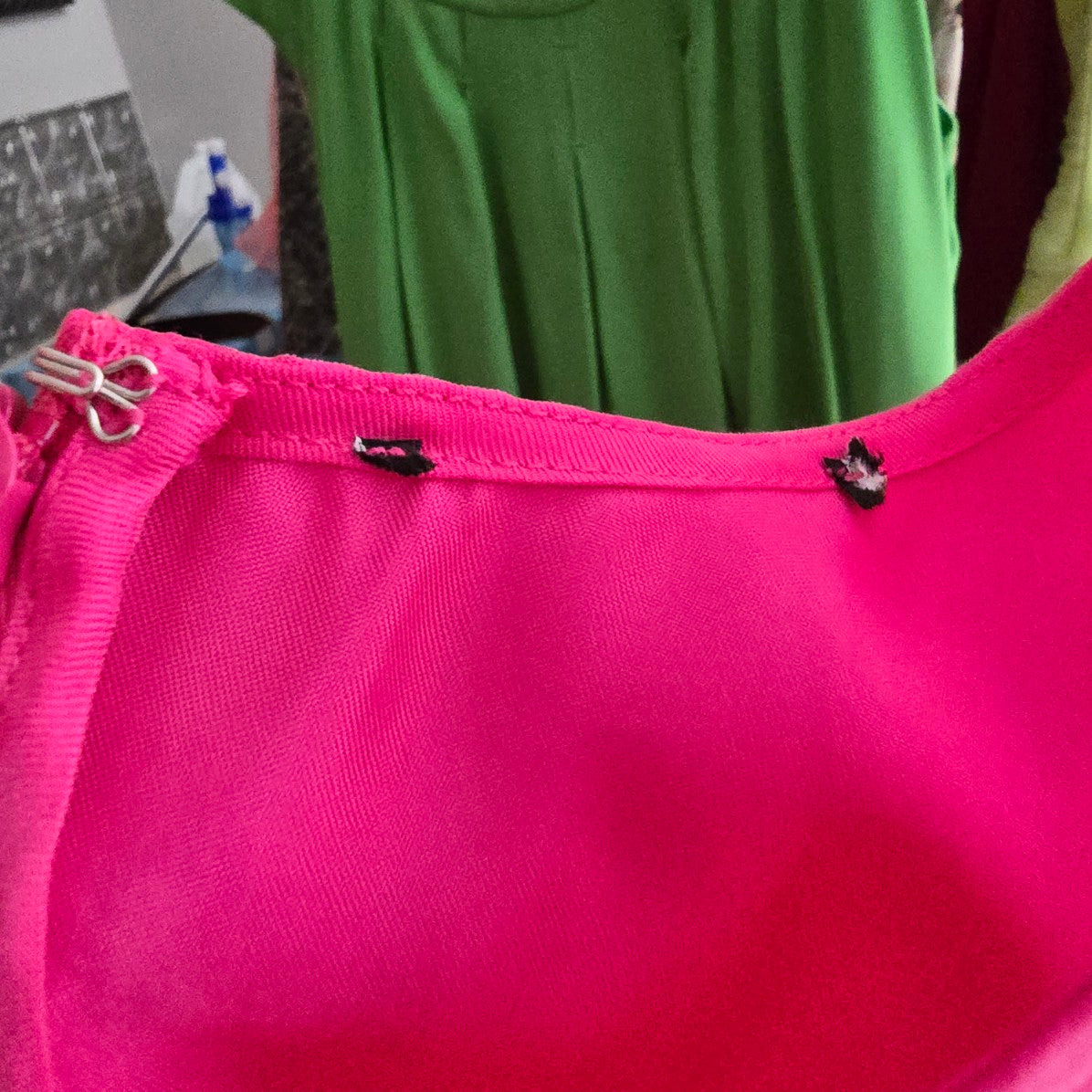 Pink Silk Maxi Dress Size L