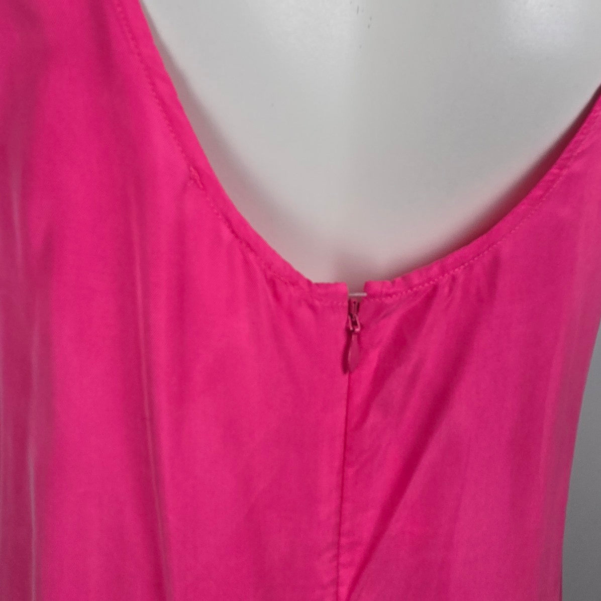 Pink Silk Maxi Dress Size L