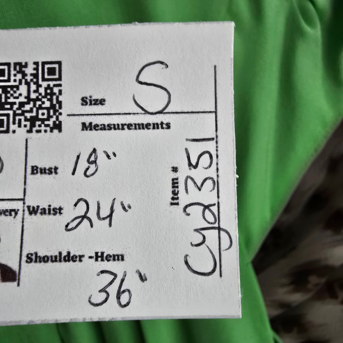 Banana Republic Green Silk Mini DRess Size S