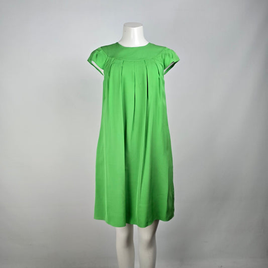 Banana Republic Green Silk Mini DRess Size S